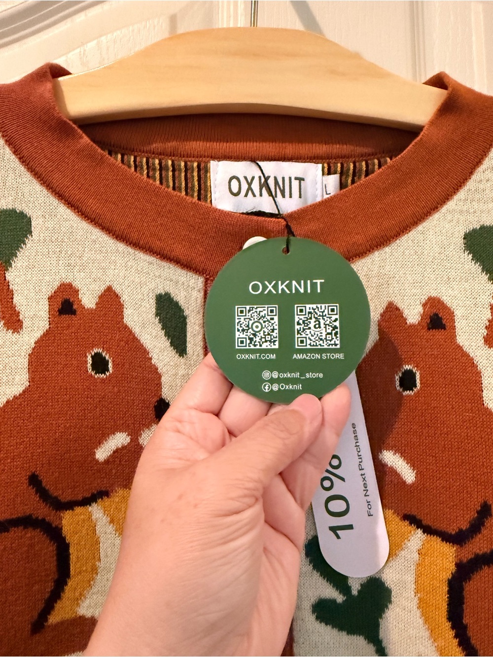 ๐ฟ๏ธ๐ฅ๐๐ณSuper Cute Squirrel Cardigan ๐ ๐ฟ๏ธ ๐ณ ๐ฐ - Picture 5 of 11